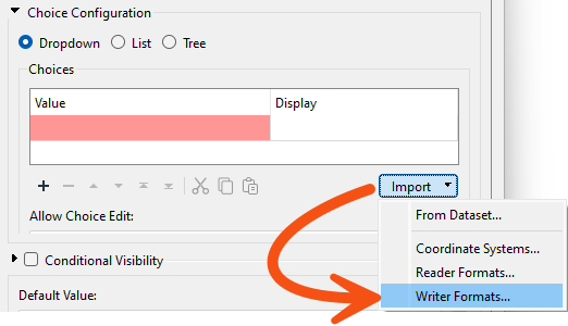 Import Writer Formats